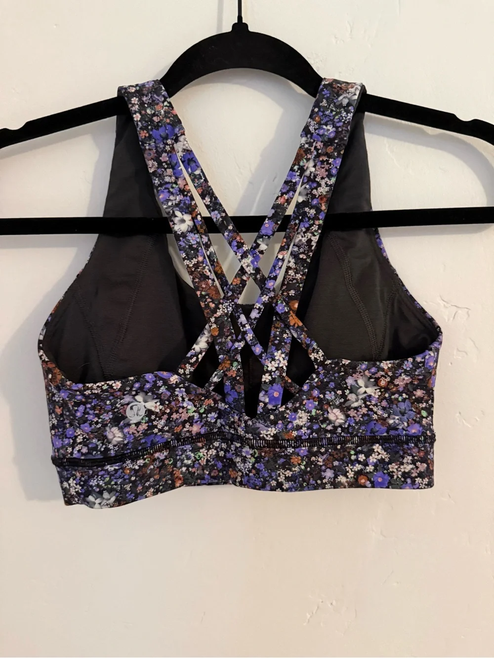 Lululemon Floral Print Sports Bra - Purple Multi